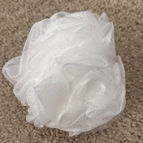 Luxurious Bath Pouf Set - White, Mint, Mauve, Teal - Picture 3 of 6